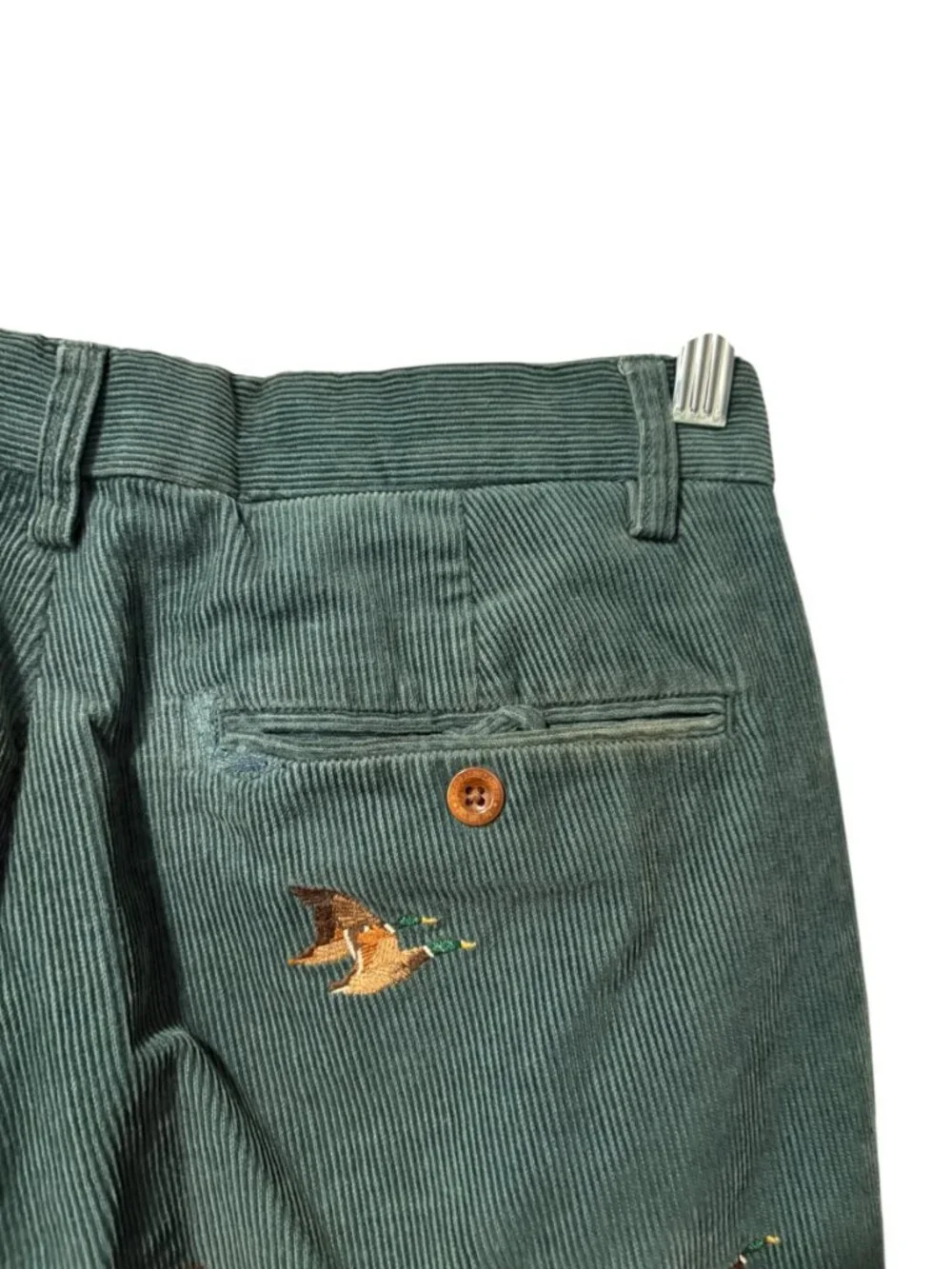 Polo Ralph Lauren Vintage Mallard Duck Embroidered Corduroy Pants